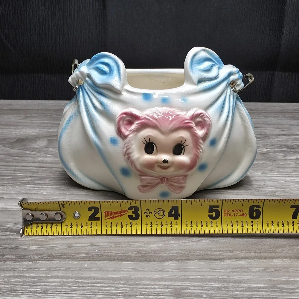 Vintage Pharma Japan Baby Diaper Planter - Soo Cute!‎
